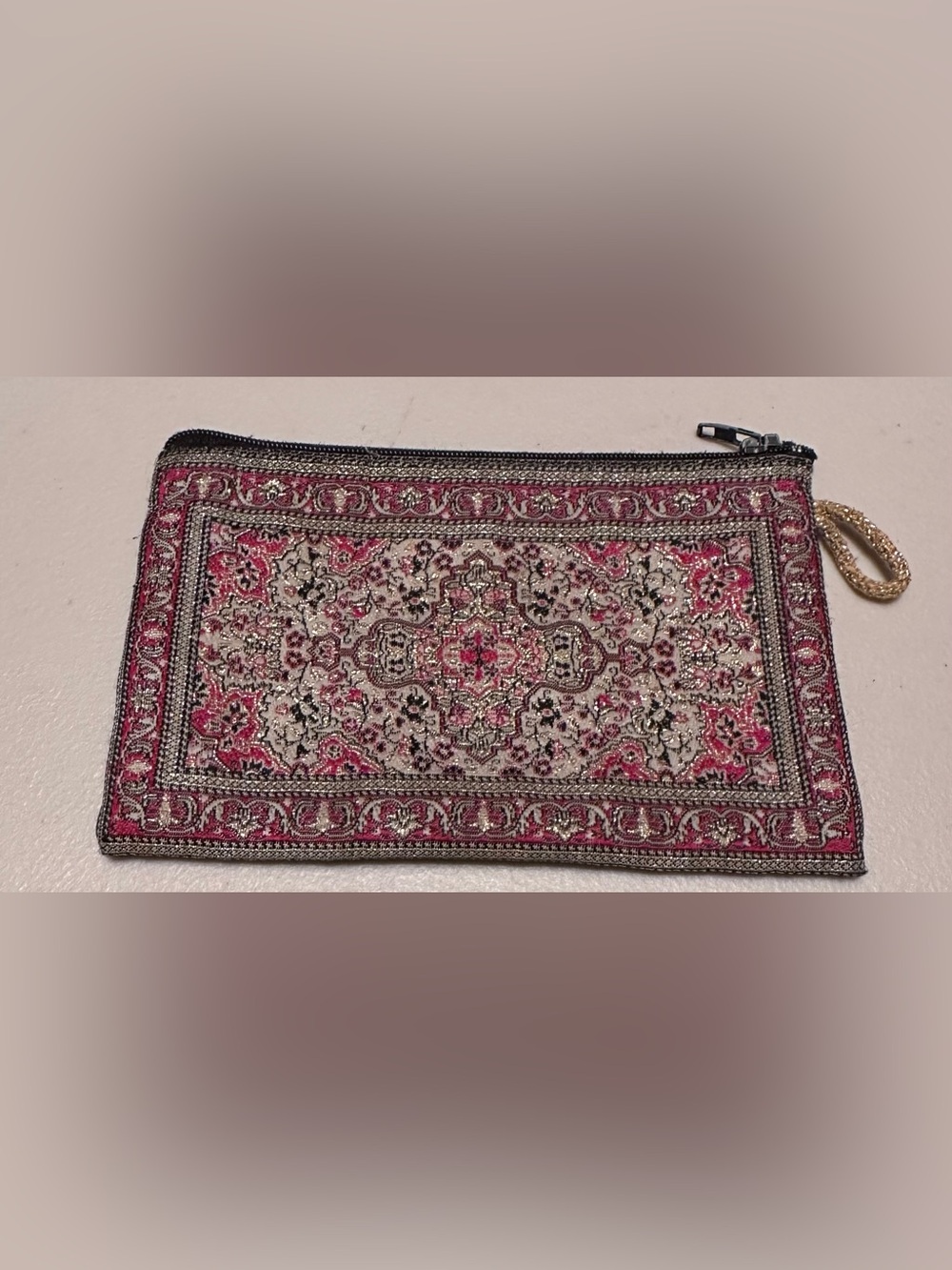 Turkish kilim pattern tapestry coin purse - Picture 2 of 5